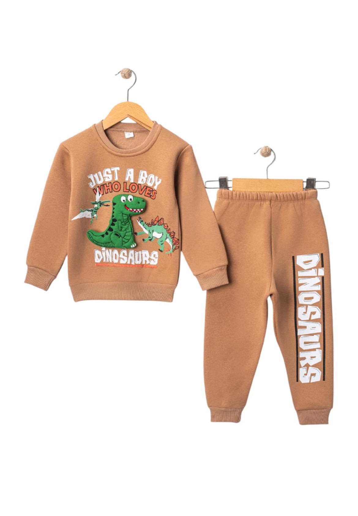 Dinazor Baskılı Üç İplik Erkek Takım