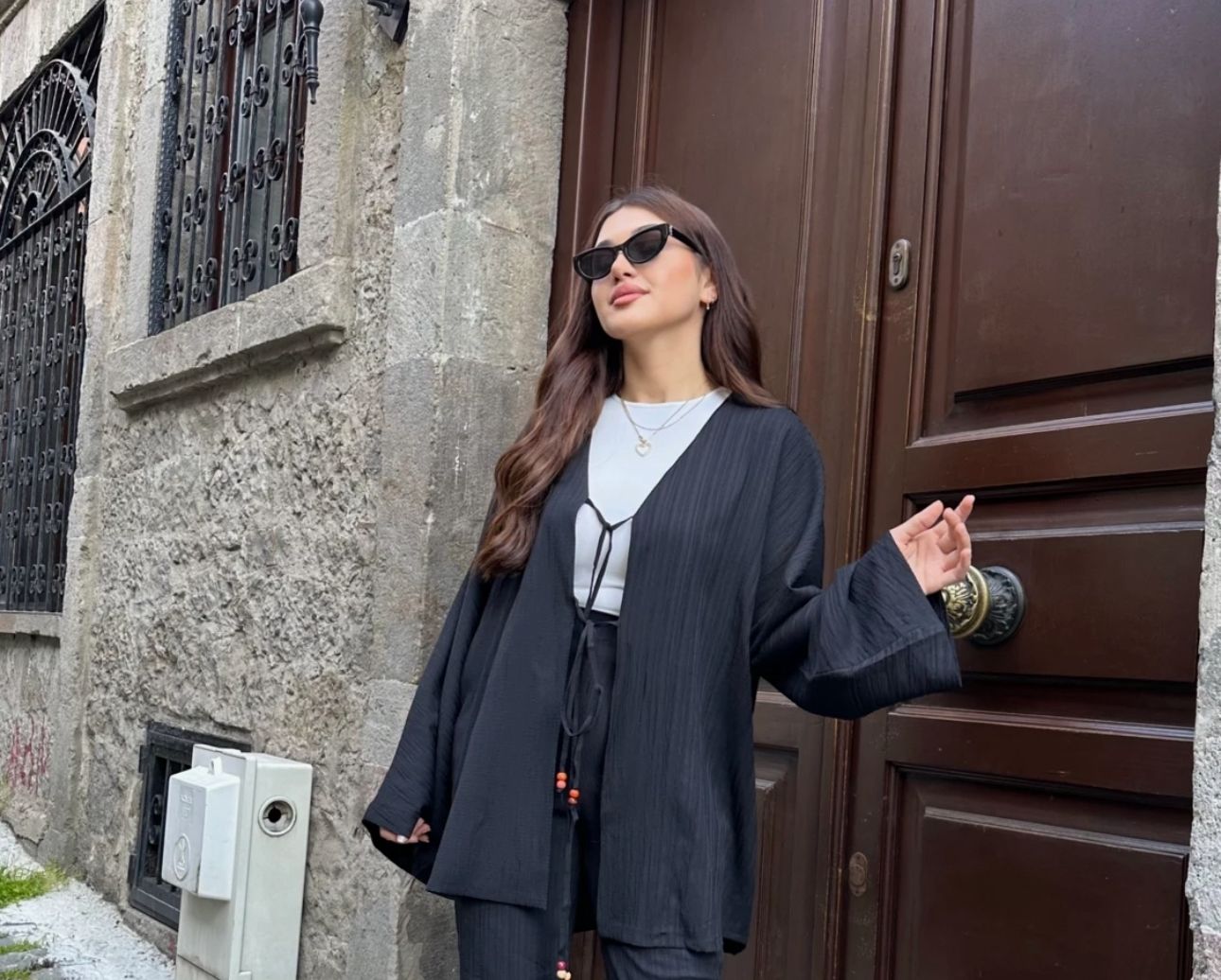 Salaş Kesim Şık Dökümlü Bluz