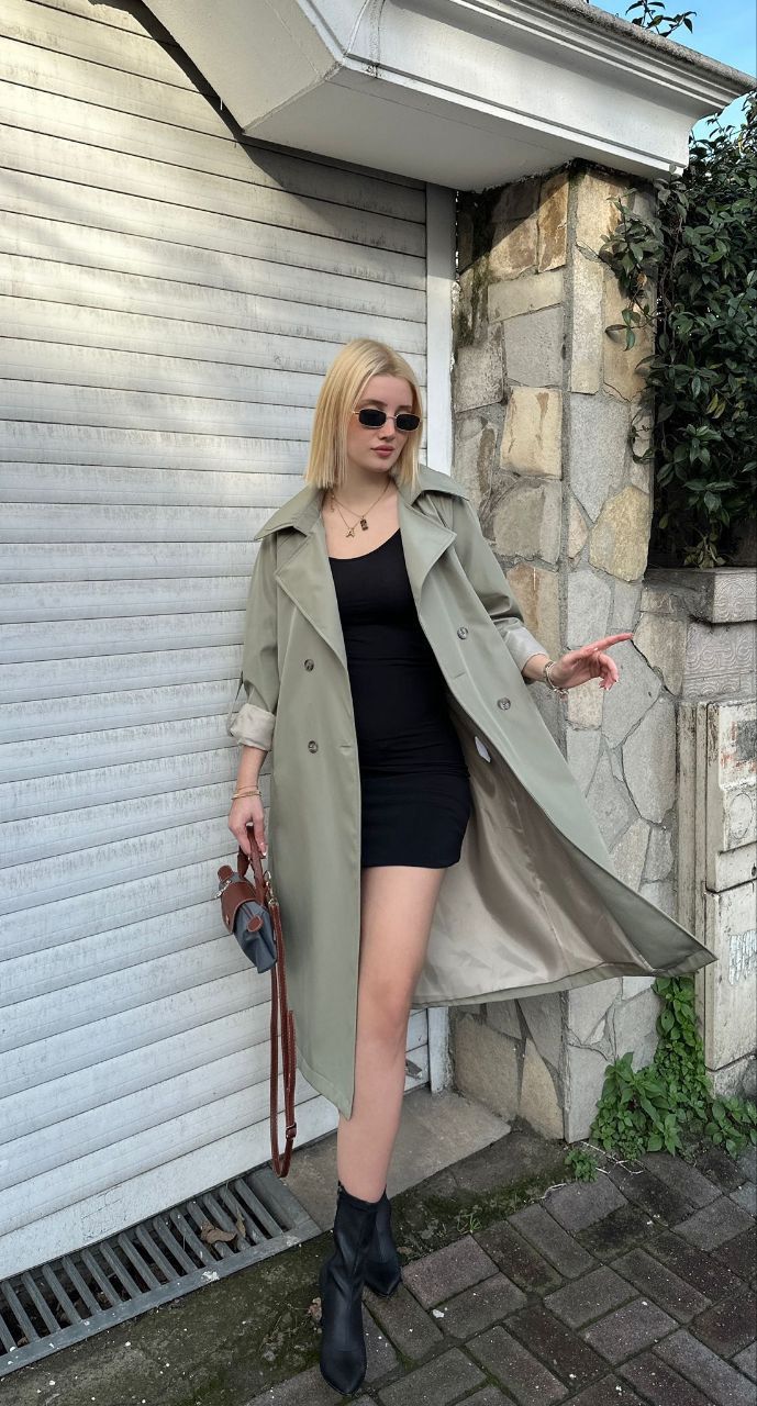 Oversize Çağla Trençkot