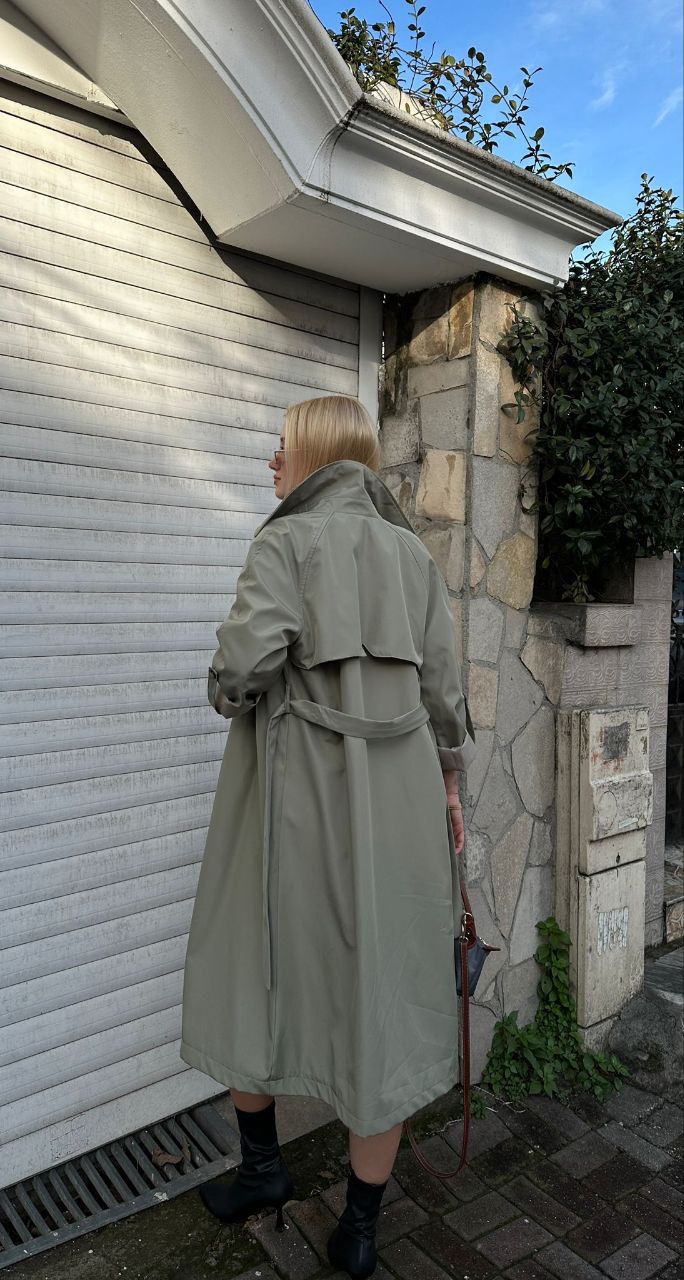 Oversize Çağla Trençkot