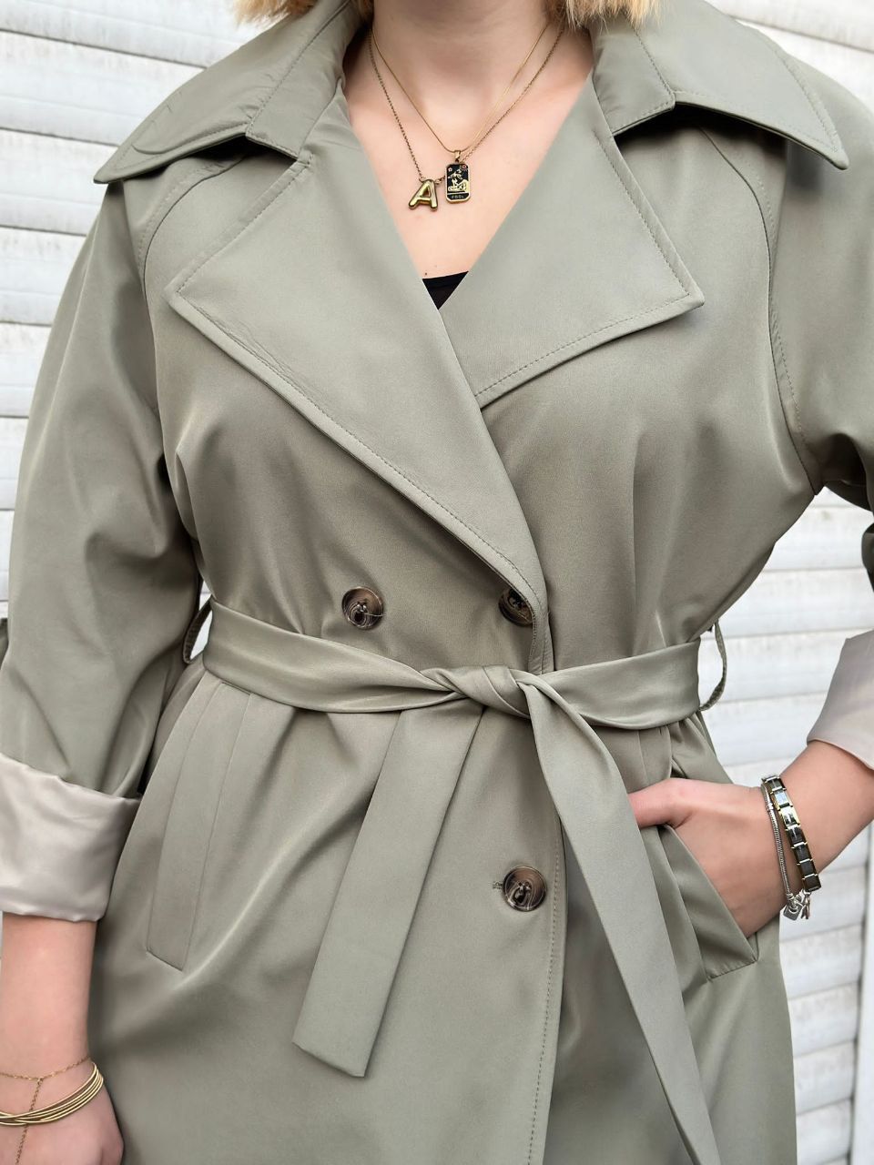 Oversize Çağla Trençkot