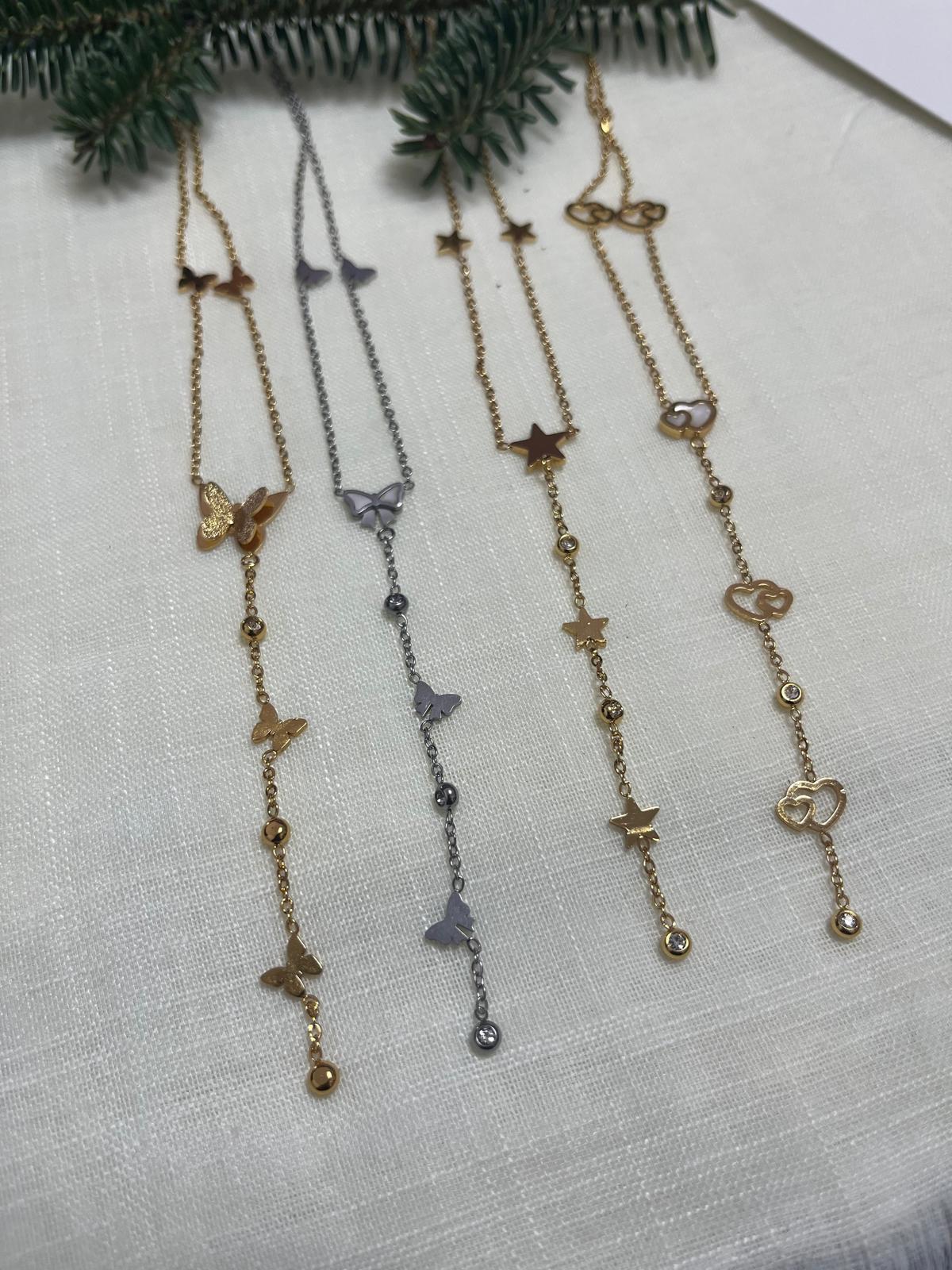 Günlük ve Özel Kombinler İçin Çelik Y Kolye Modelleri