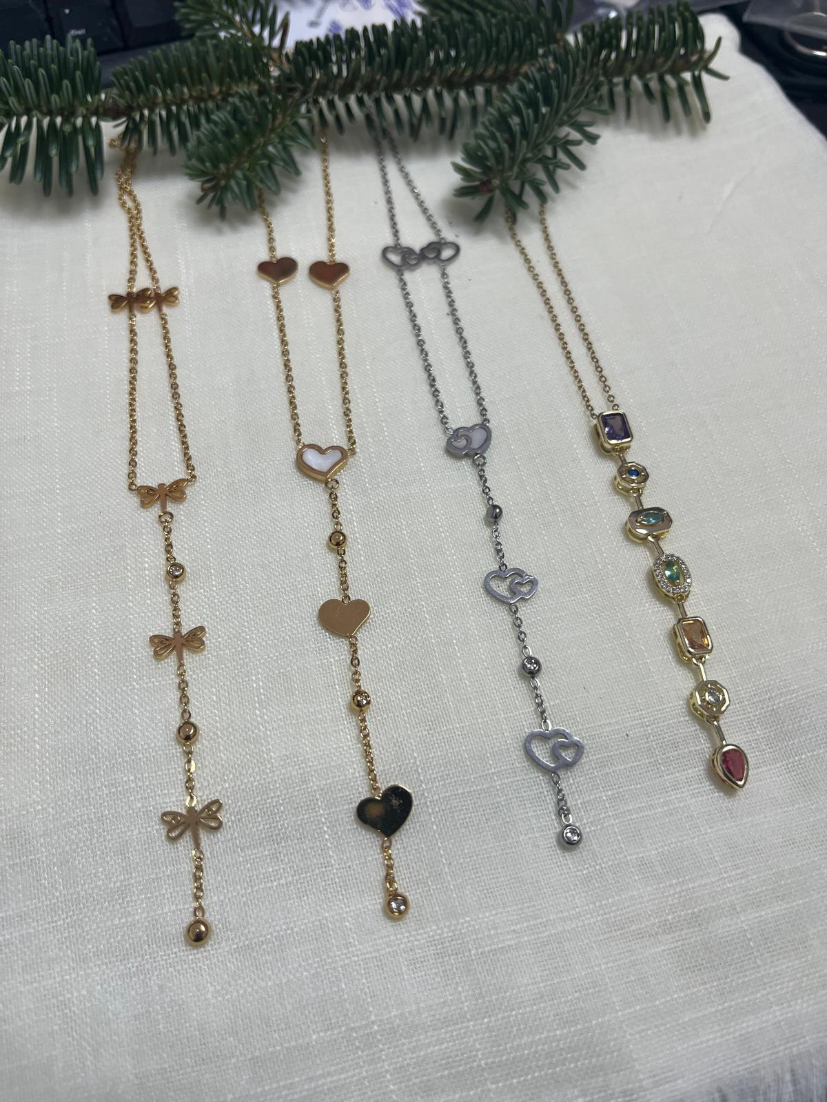 Günlük ve Özel Kombinler İçin Çelik Y Kolye Modelleri