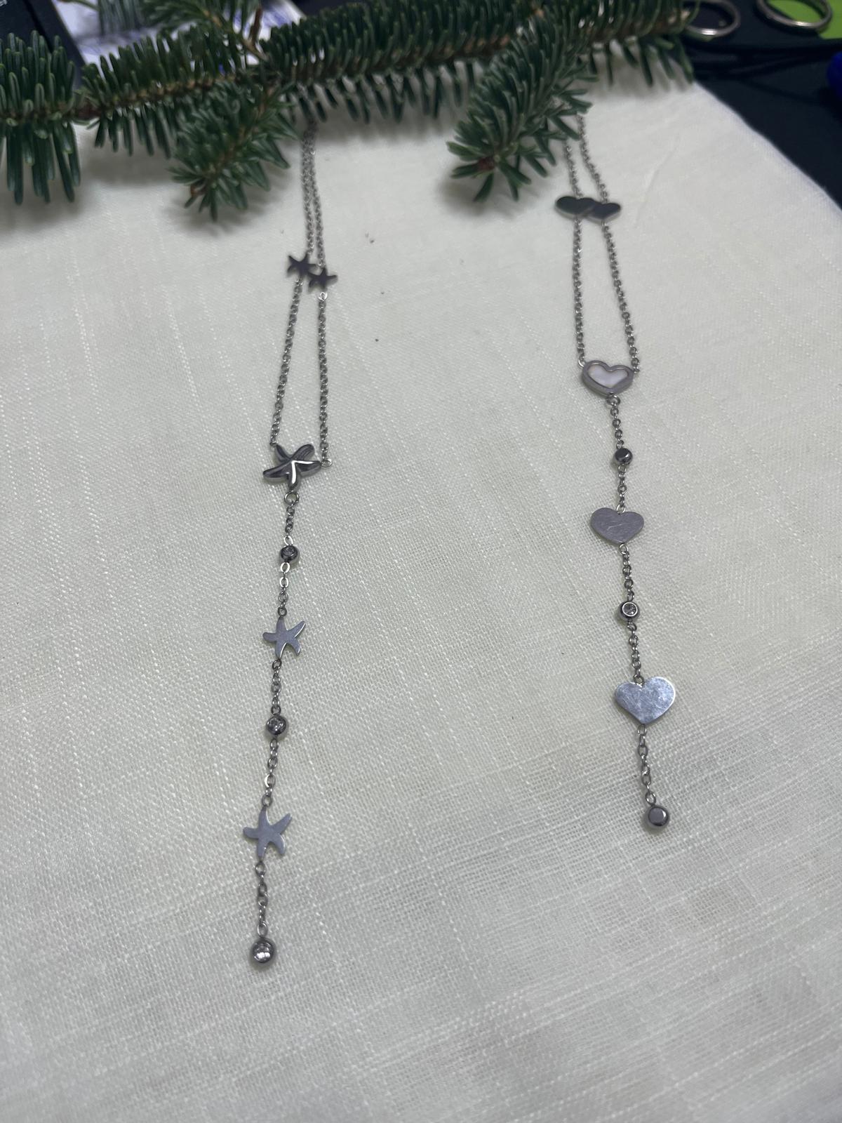 Günlük ve Özel Kombinler İçin Çelik Y Kolye Modelleri